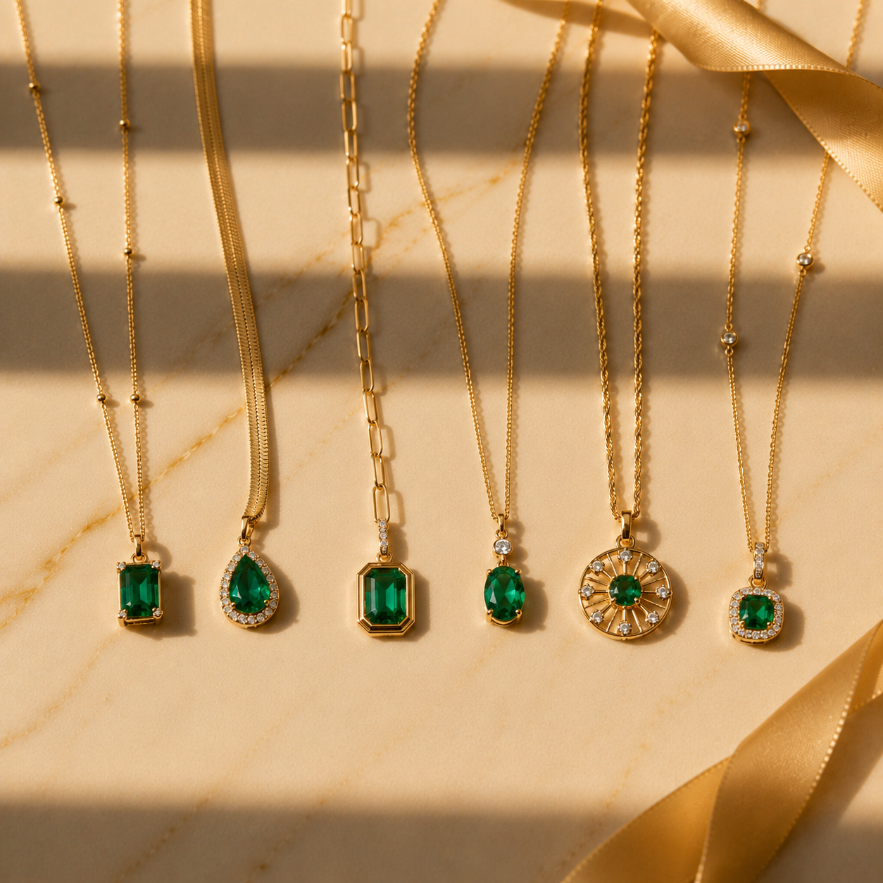 EMERALD NECKLACES