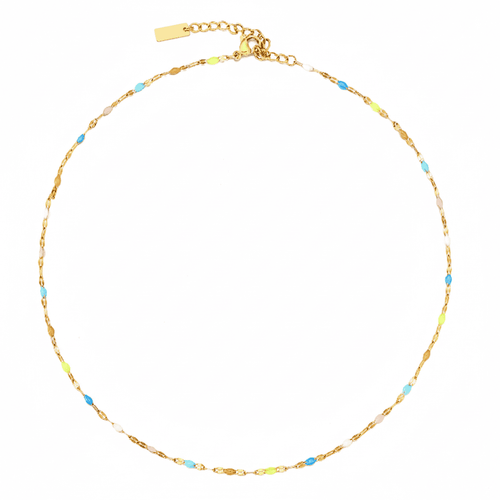 Colorburst Delicate Choker Necklace