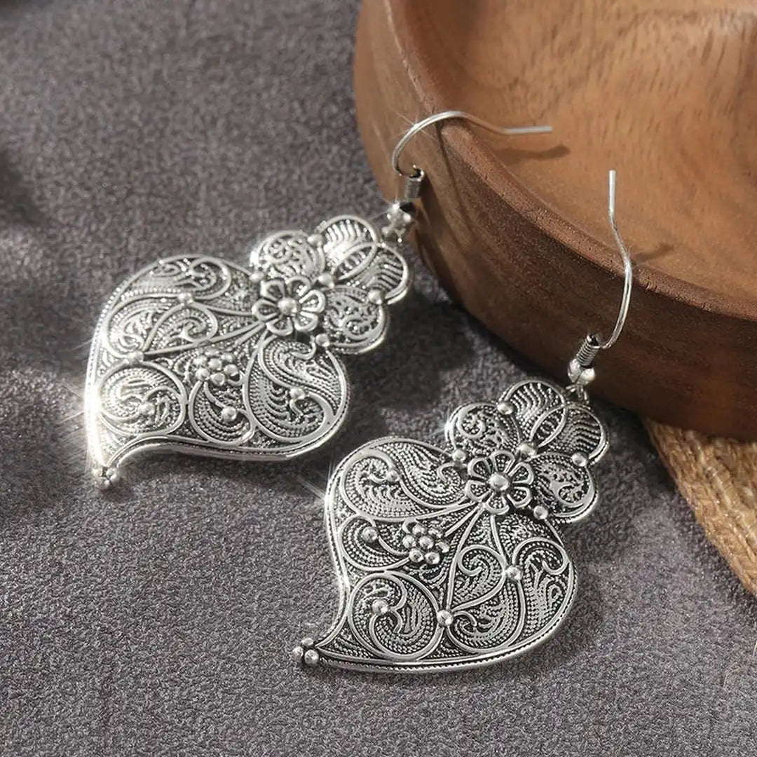 Enchanting Silver Leaf Earrings