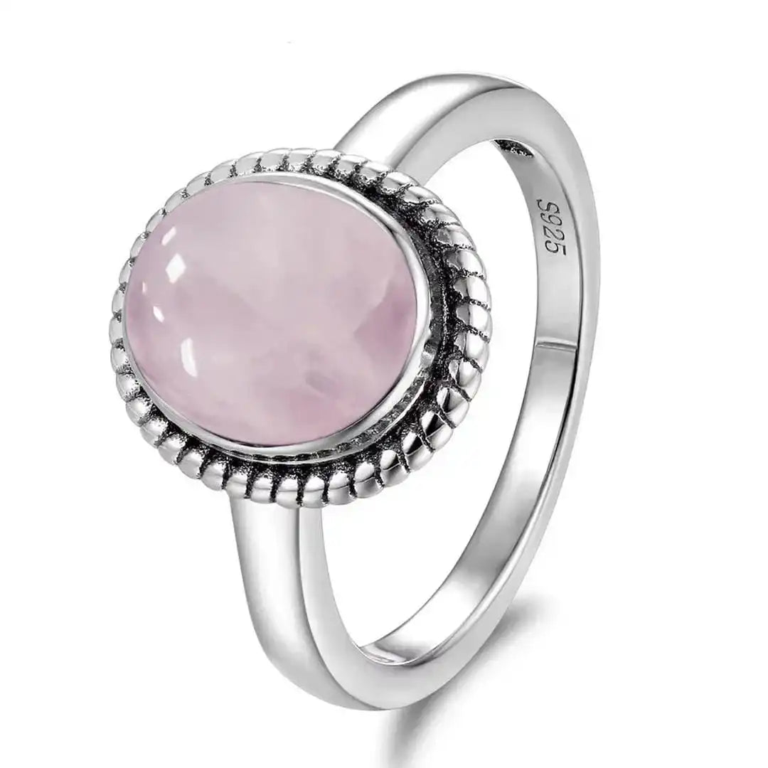 Classic Silver Rope Oval Ring